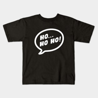 Ho Ho Ho Christmas Speech Bubble Kids T-Shirt